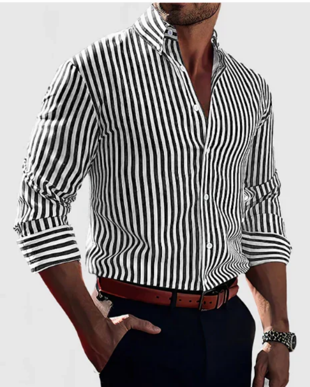 Rivon™ striped shirt
