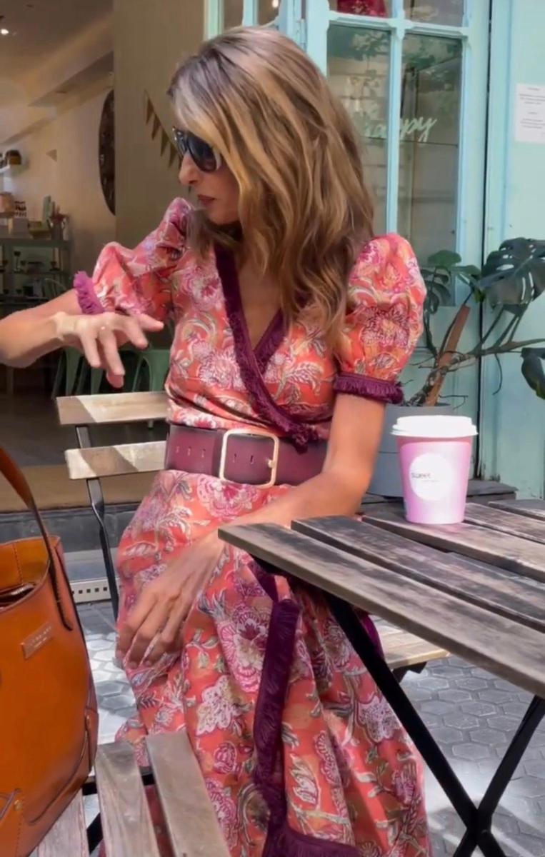 Amélie Blush Maxi Dress