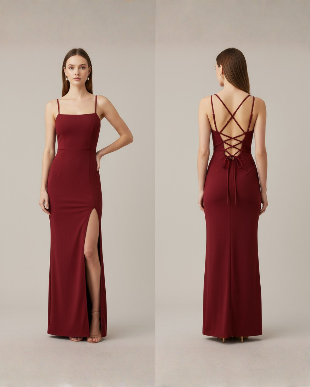 Scarlet elegance dress