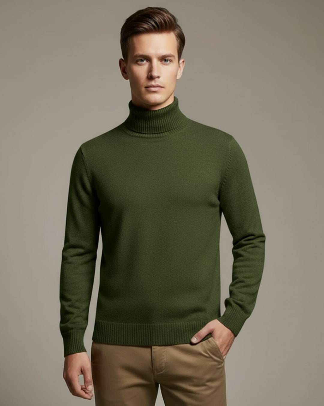 Classic turtleneck sweater