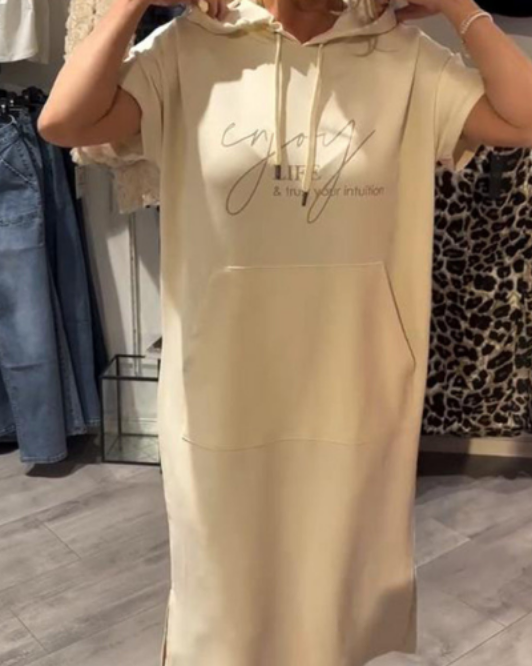 Saskia – Casual Hoodie Dress