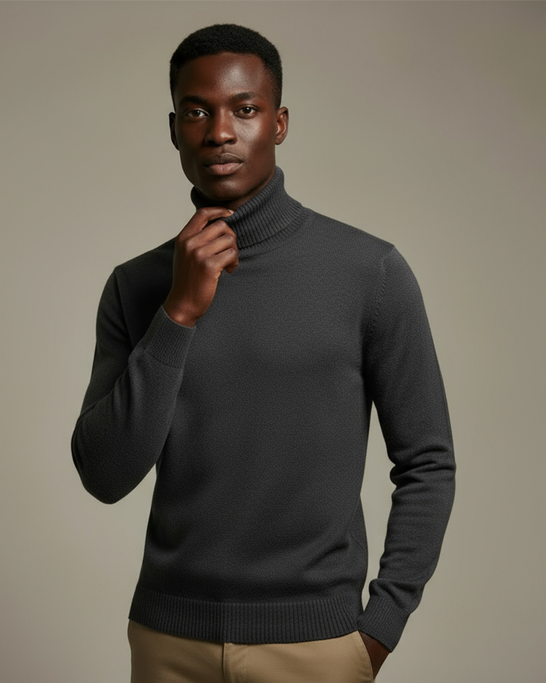 Classic turtleneck sweater